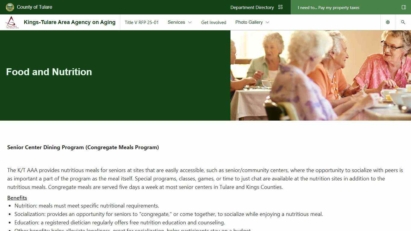 Food and Nutrition | Tulare